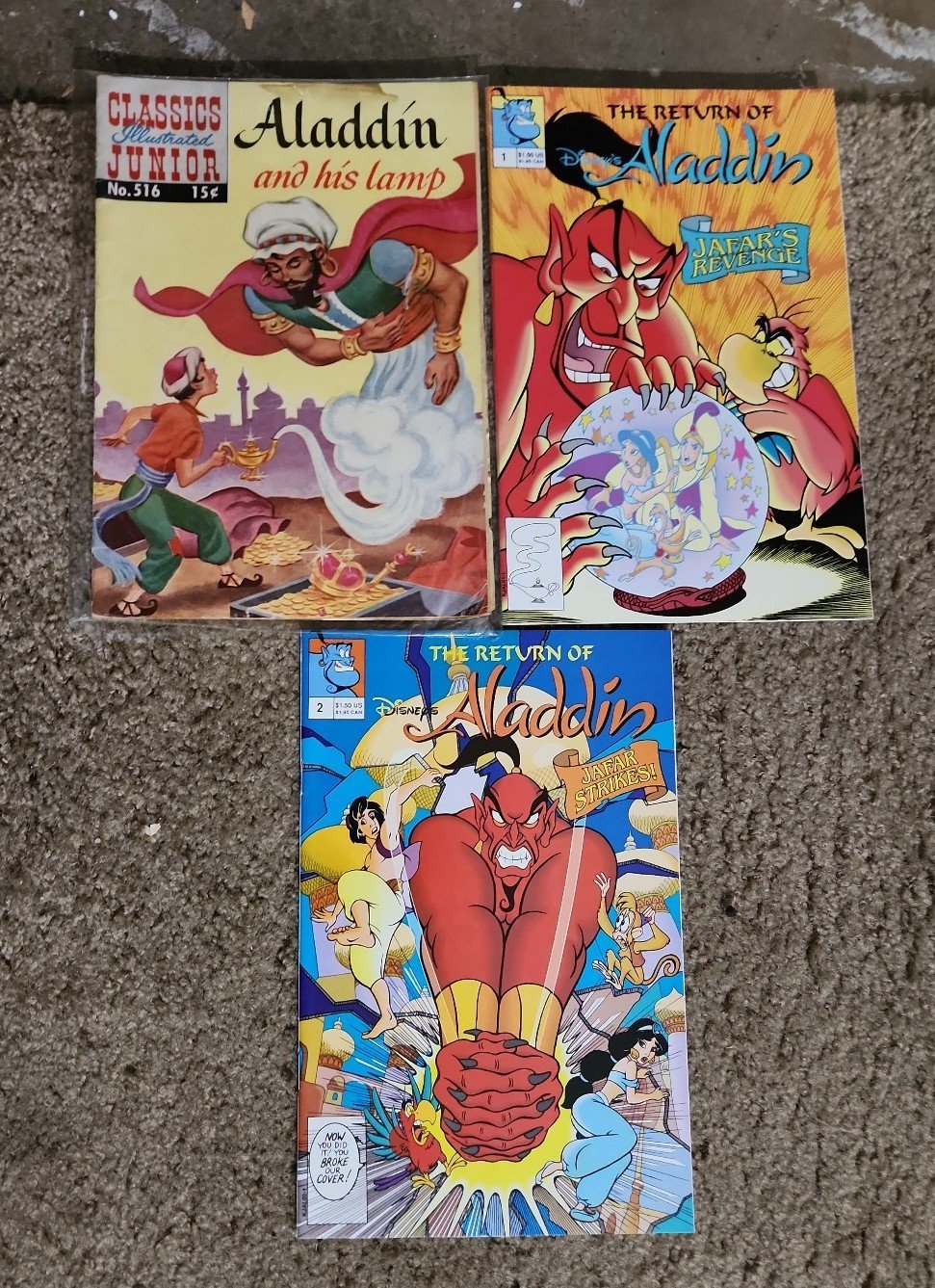 Aladdin variety of comic books lEfliomWy
