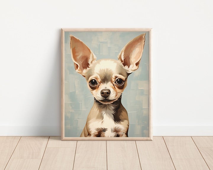 Chihuahua 8x10 Matte Art Print (Frame Not Included) mbQu24Y6g