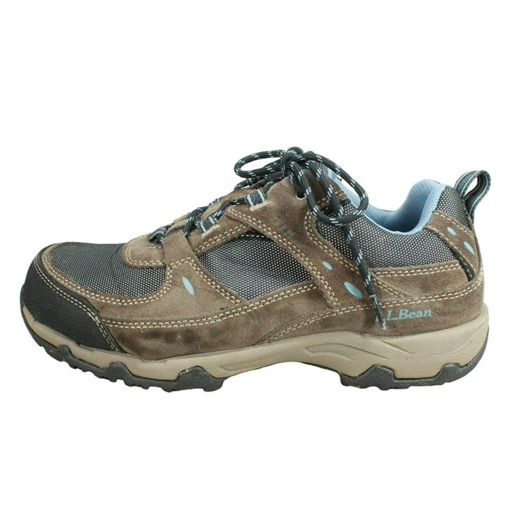 LL Bean Model 4 Men´s Brown Suede Lace Up Waterproof Trail Hiking Shoes 8 Wide lRPRVYq8m