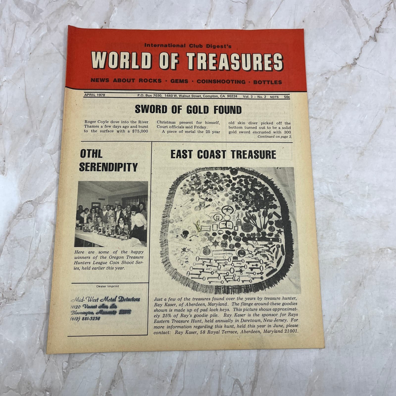 1978 Apr - International Club Digest World of Treasures Magazine Newsletter M16 iS1G3uqN7