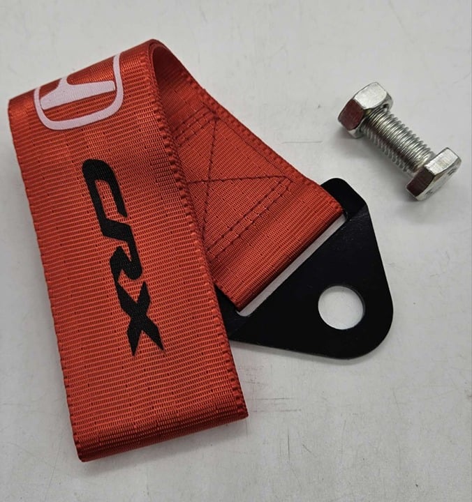 Brand New Universal Honda CRX Red High Strength Tow Strap Hook For Front /REAR O3qqlqcAT