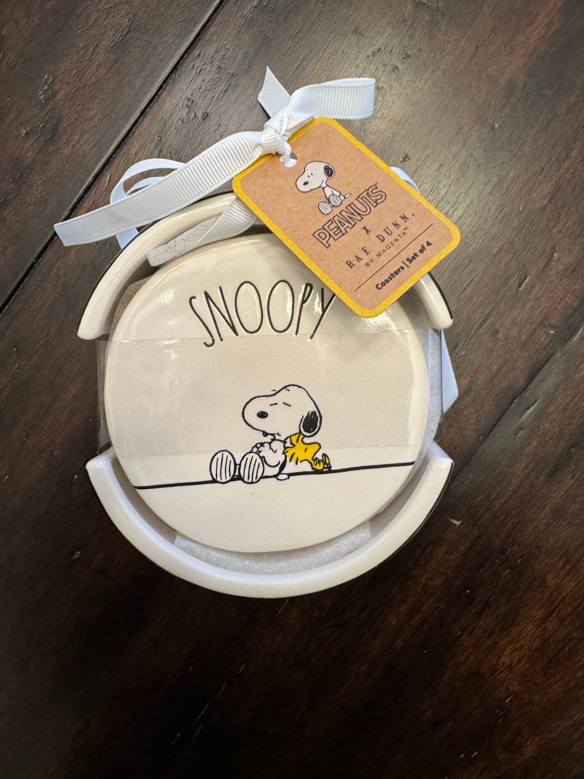 New 2024 Rae Dunn Peanuts Snoopy Coasters J5b785mkF