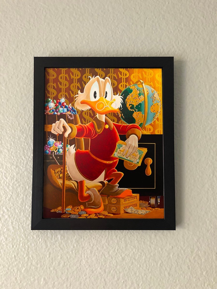 Scrooge McDuck Wall Art JNFPmaEef