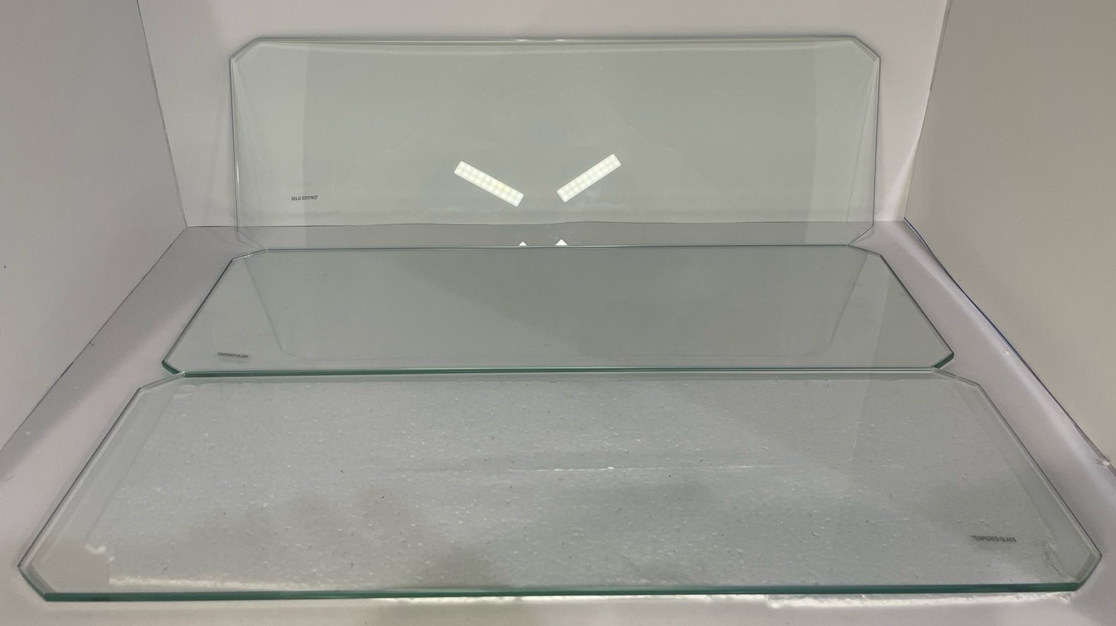 3 pc - Tempered Glass Shelves, 23.5 in I6kUhSdw0