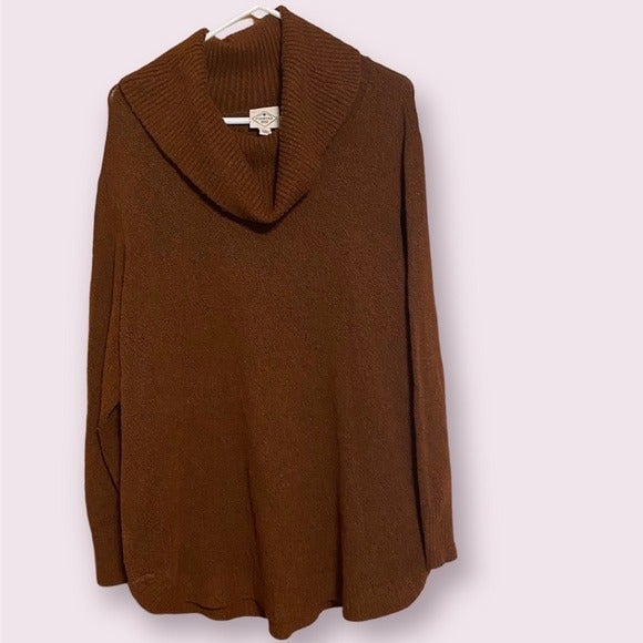 St. John´s Bay Cowl Neck Sweater, Rust Color LTqzpnSyi