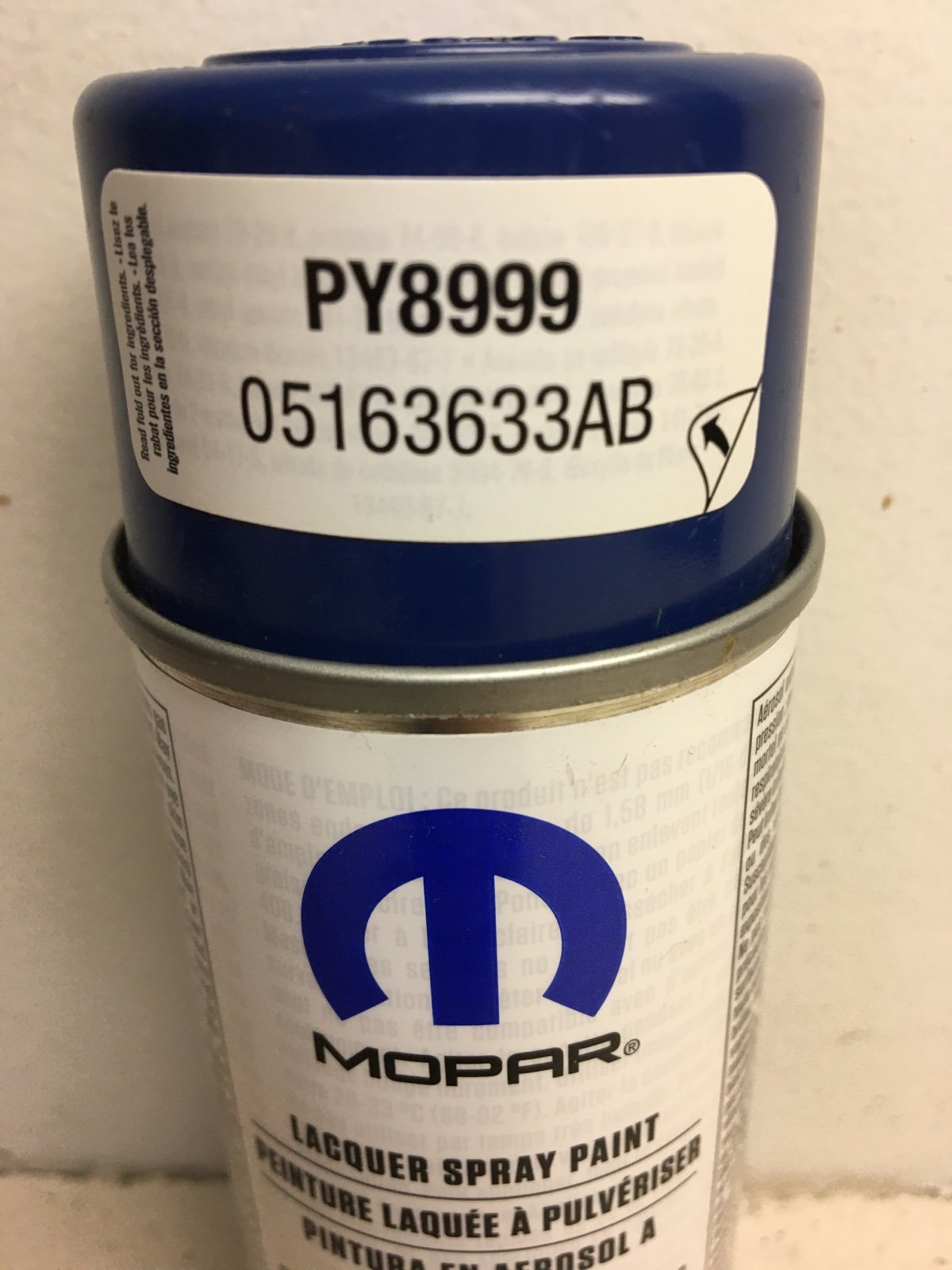 Mopar PY8999 Blue factory touch up spray paint hVyolzoyb