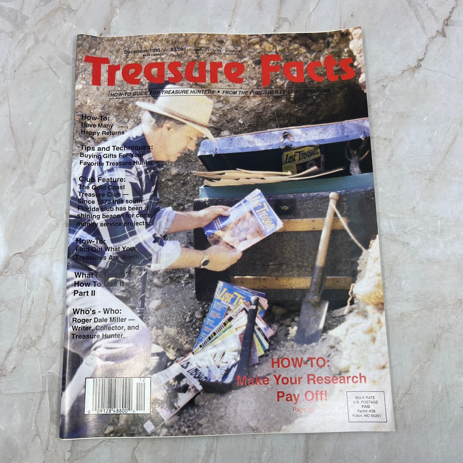 1995 Dec - Treasure Facts Magazine - Treasure Hunting Metal Detecting M17 kNKG9w4HK
