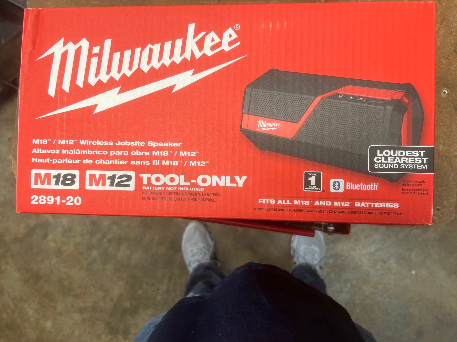 Milwaukee M18/M12 Lithium-Ion Cordless Wireless Jobsite Speaker IzitNWSQP