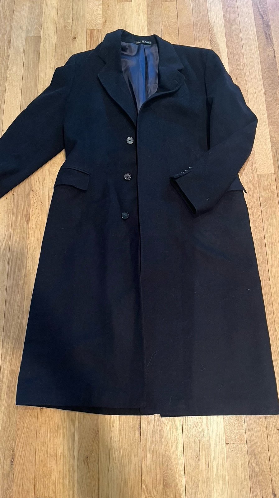 vintage Burberry wool and cashmere long coat pjcNl63jz