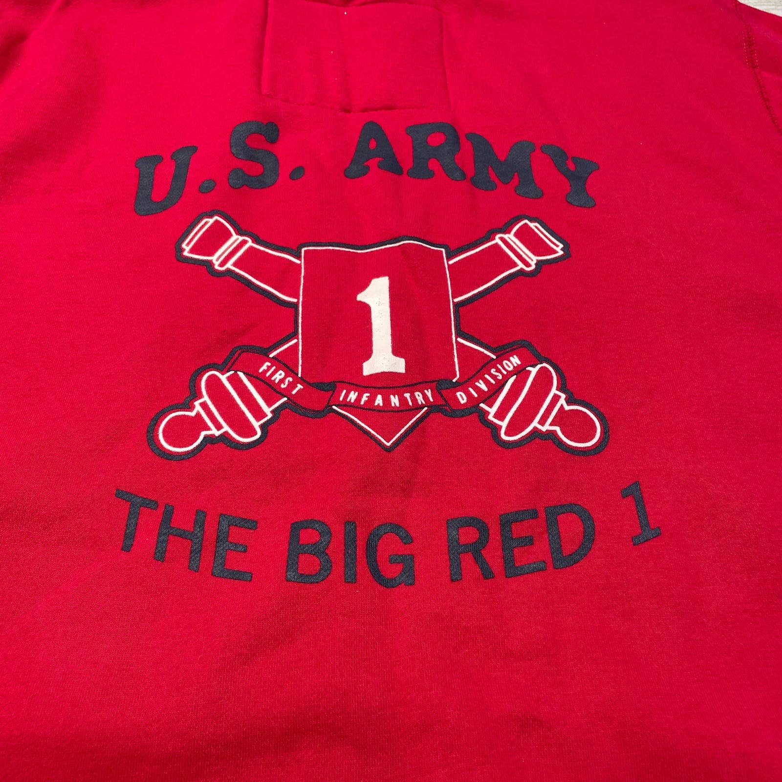 ARMY Red Sweatshirt Fleece Jacket Full Zip US  2XL C101681 meQWTExGN