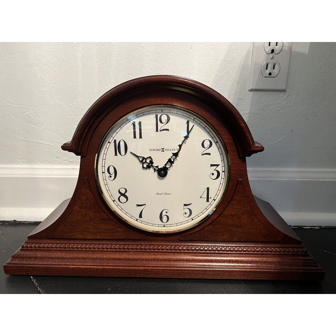 Howard Miller Fleetwood Mantel Clock Windsor Cherry Li1e2titX