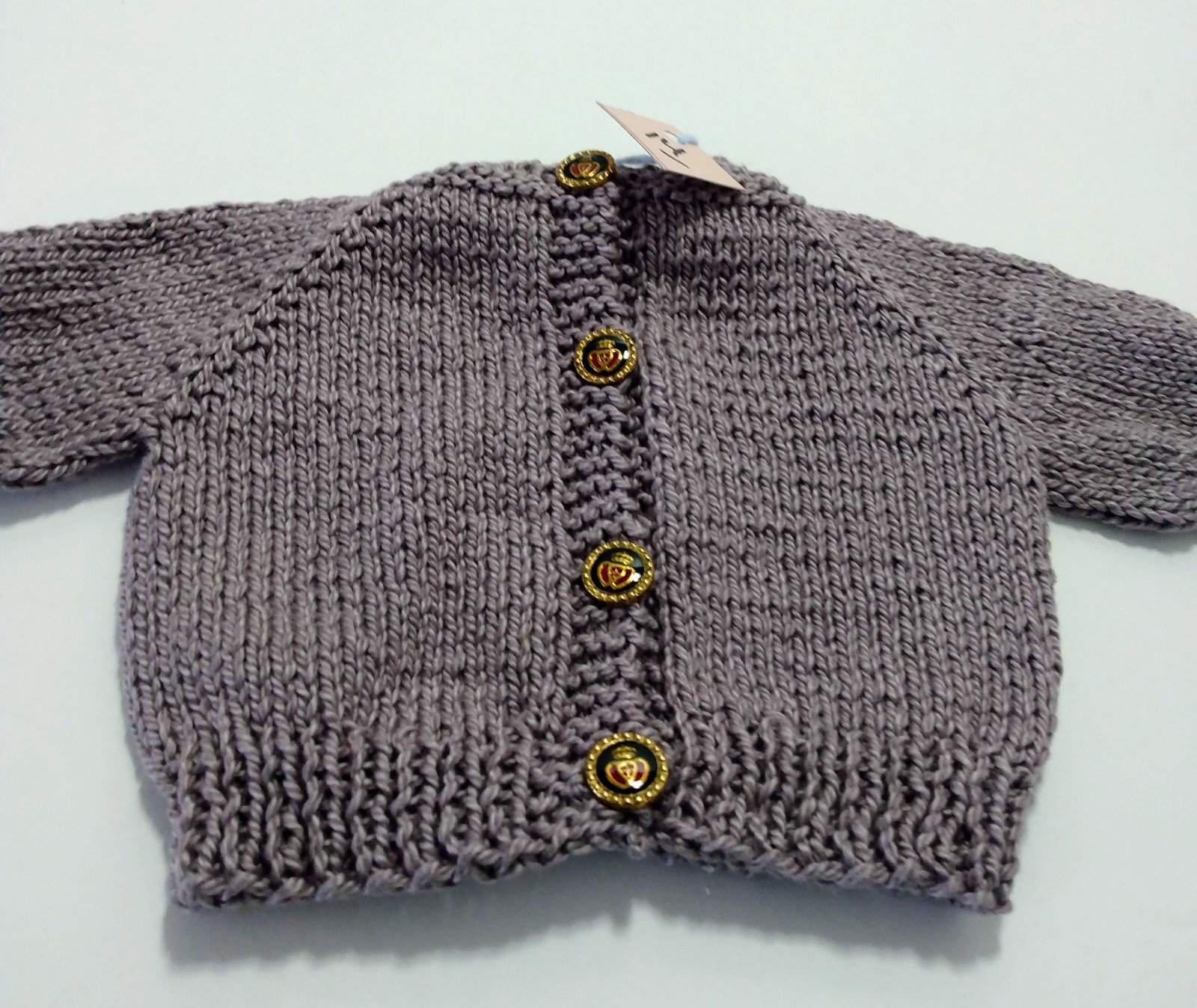Hand Knit Infants Sweater MGYCRmUZp