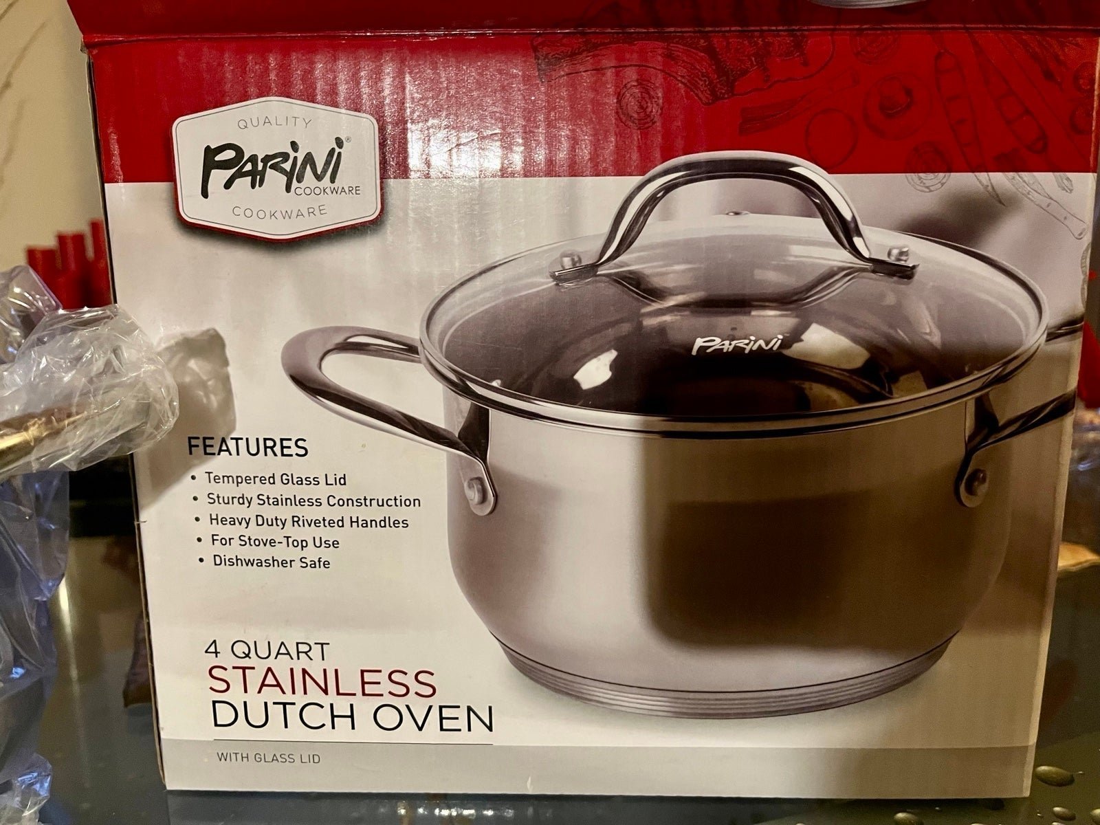Parini stainless Dutch oven QaKAHJeMn