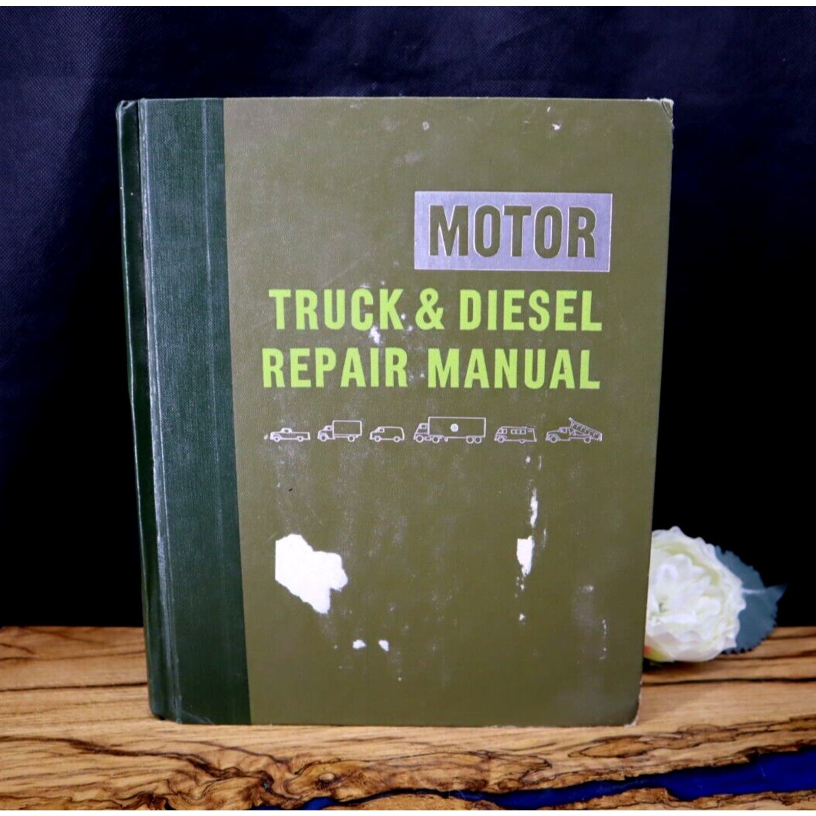 Hardcover 1974 Motor Truck & Diesel Repair Manual 27th Edition FIRST PRINTING jlg5bAnu0