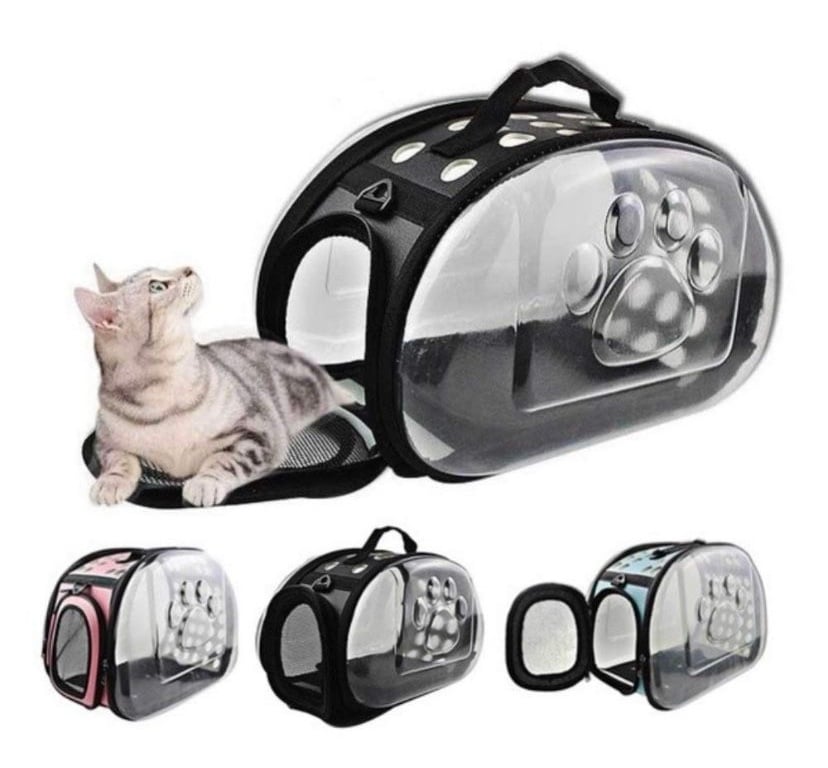 Pet Backpack Outing Bag Cat Backpack Portable Transparent Cat Bag Space Capsules ouH4czKyU