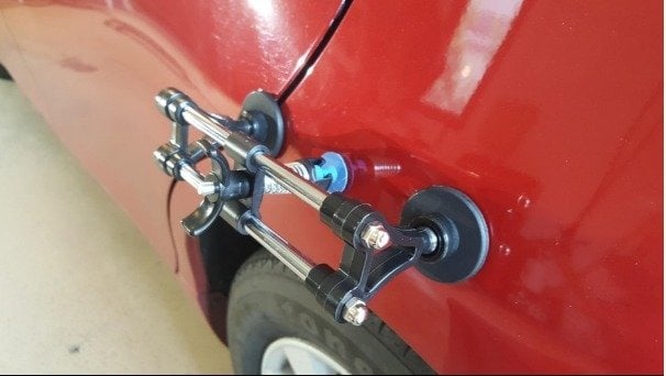 Car Paintless Dent Puller Bridge Tool Lifter Auto Body Repair Hail Removal Kit RoYF3UcvX