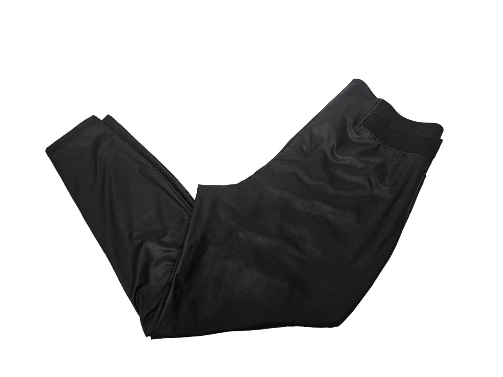 Simply Vera Wang Black Faux Leather High Waisted Leggings Size 1X Women´s K57 Hj3dtCJaE