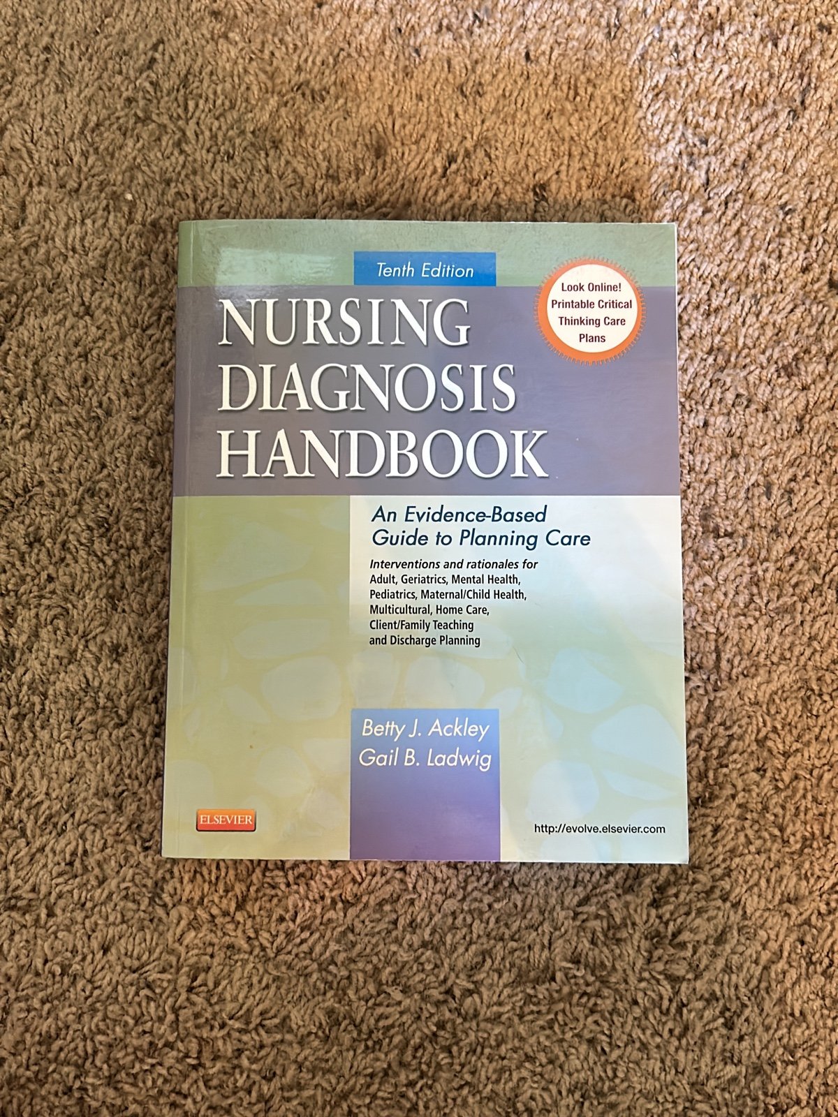 Nursing Diagnosis Handbook: An Evidence-Based Guide to Planning Care 10th hbwr1lqqJ