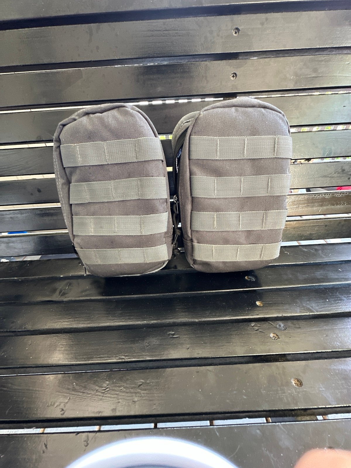 2 grey Molly pouches with insulated inside j6ejYL1Gg