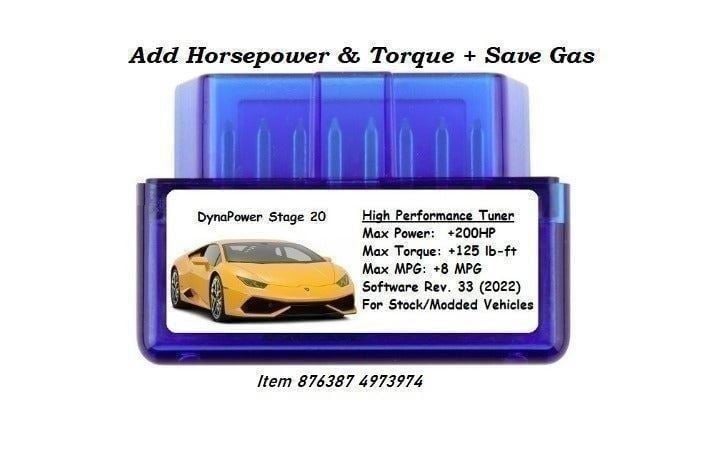 High Performance Power Tuner Tuning Chip + 200 HP + 8 MPG - For all Buick J2Bx9wMgf