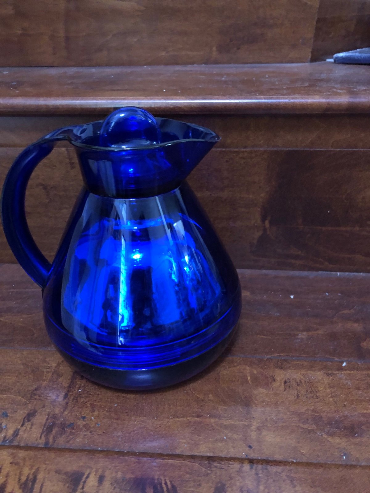 Vintage Lovegrove AEFI Isolated Translucent Coffee Pot/Jug Cobalt W. Germany ow4MtUYaH