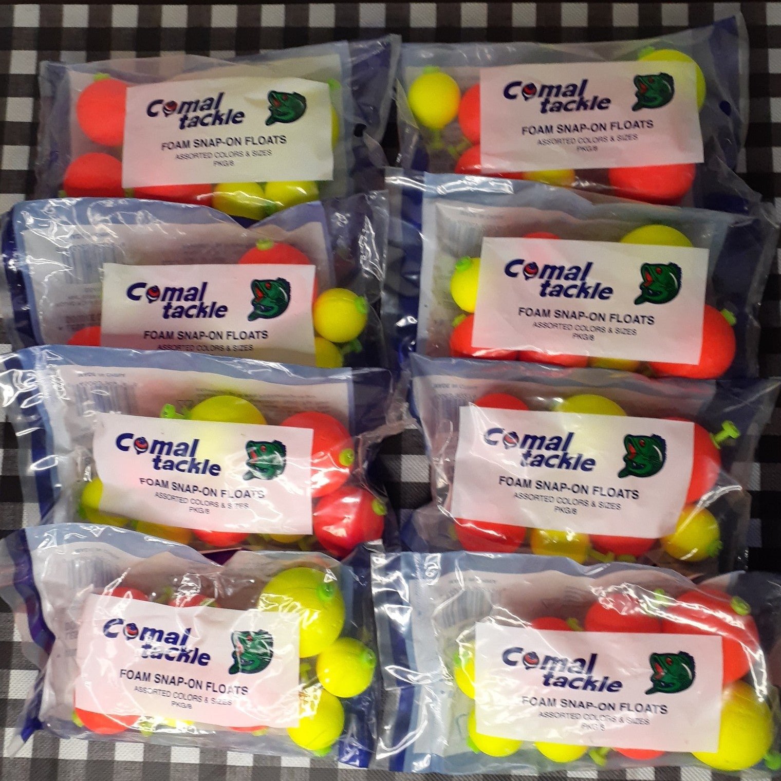 Lot of Comal Tackle Assorted Unbreakable Foam Snap on Floats Bobbers Fishing mLbqNcsa9