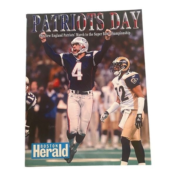Patriots Day 2002 New England Super Bowl, Boston Herald rpjP3PivO
