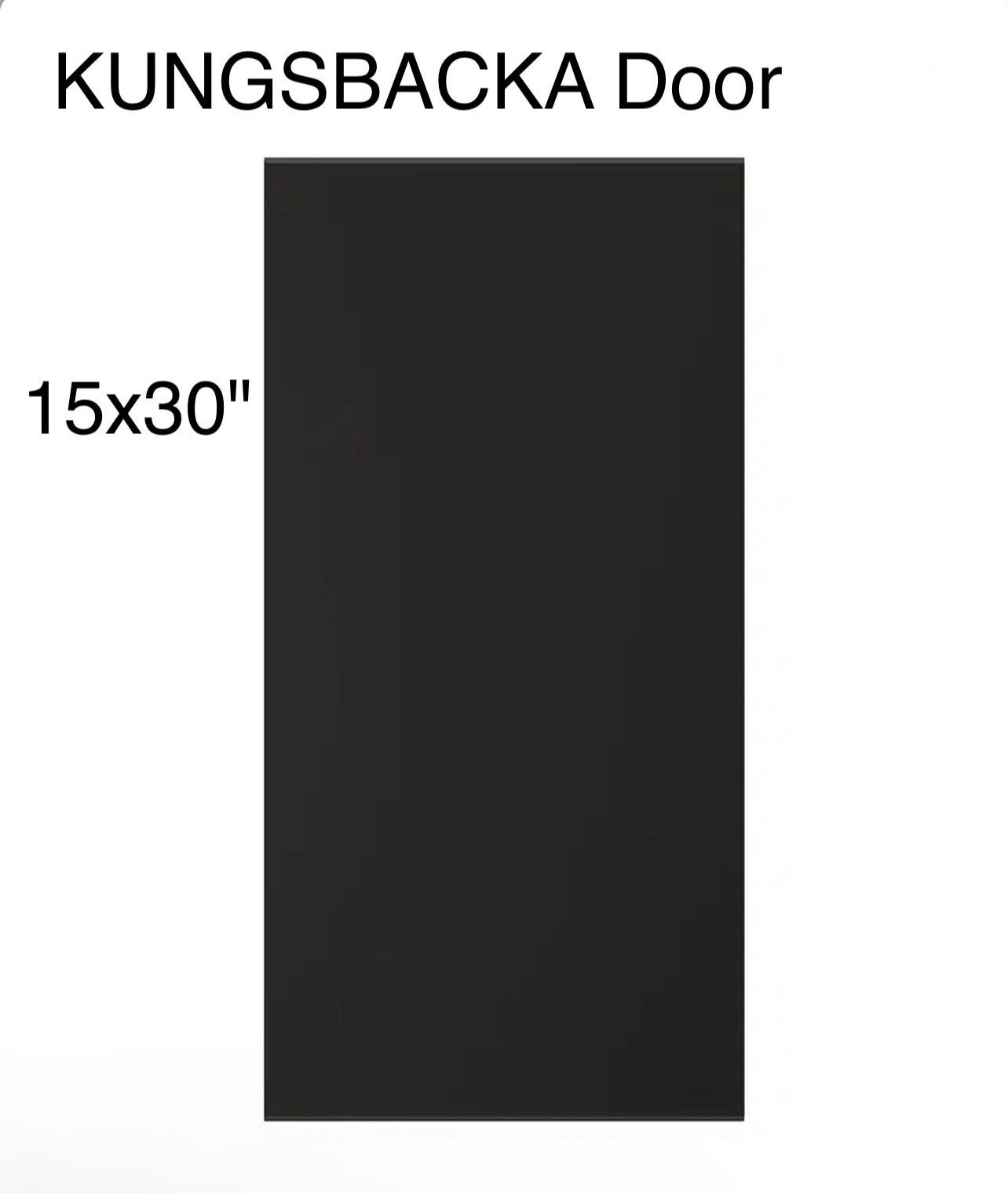 IKEA KUNGSBACKA 15x30“ door anthracite 903.379.22 LkLKpXwxS
