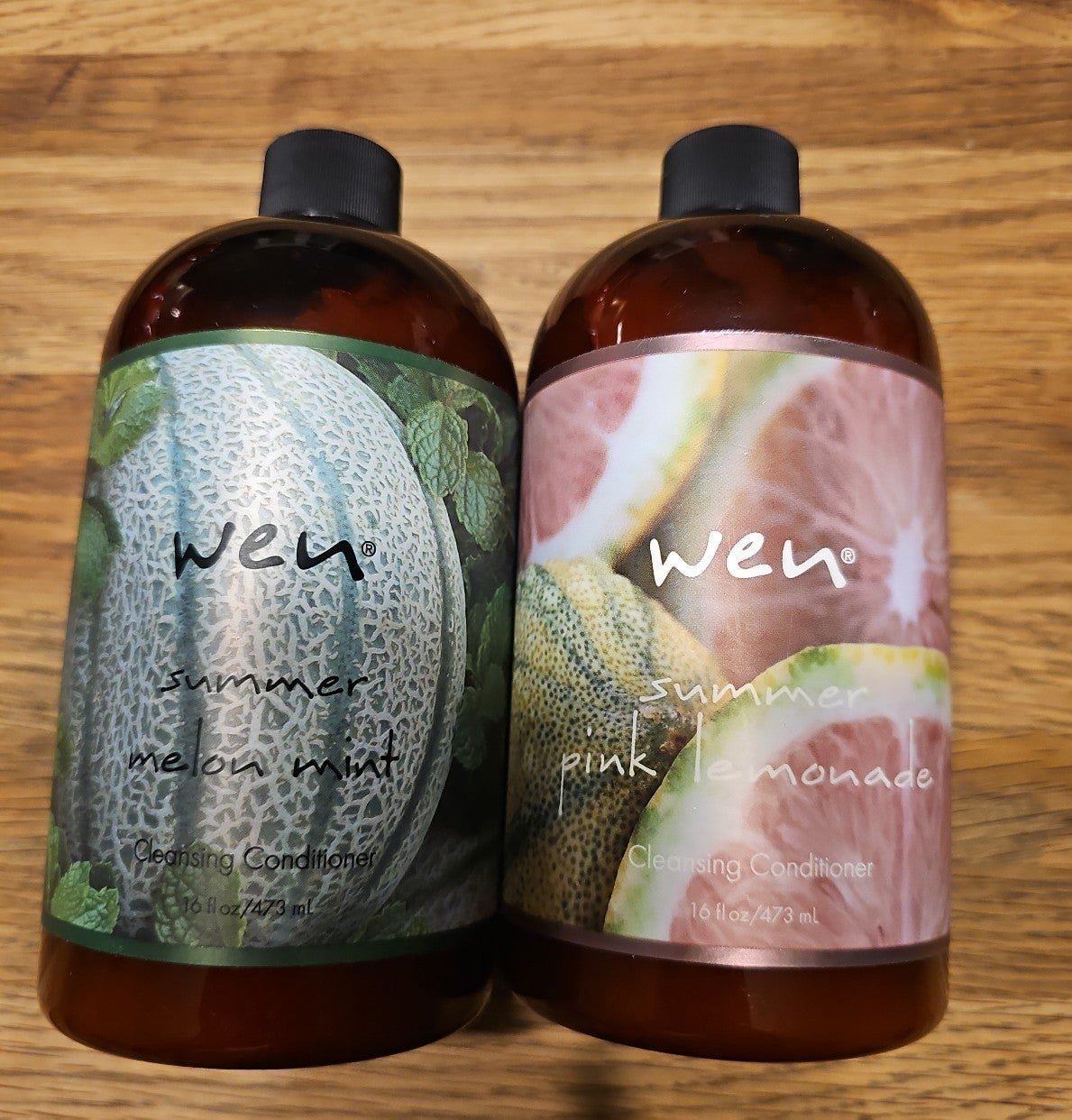Wen - cleansing conditioner - Summer Melon mint & Pink Lemonade - 16 oz ea JWPi5IFGd