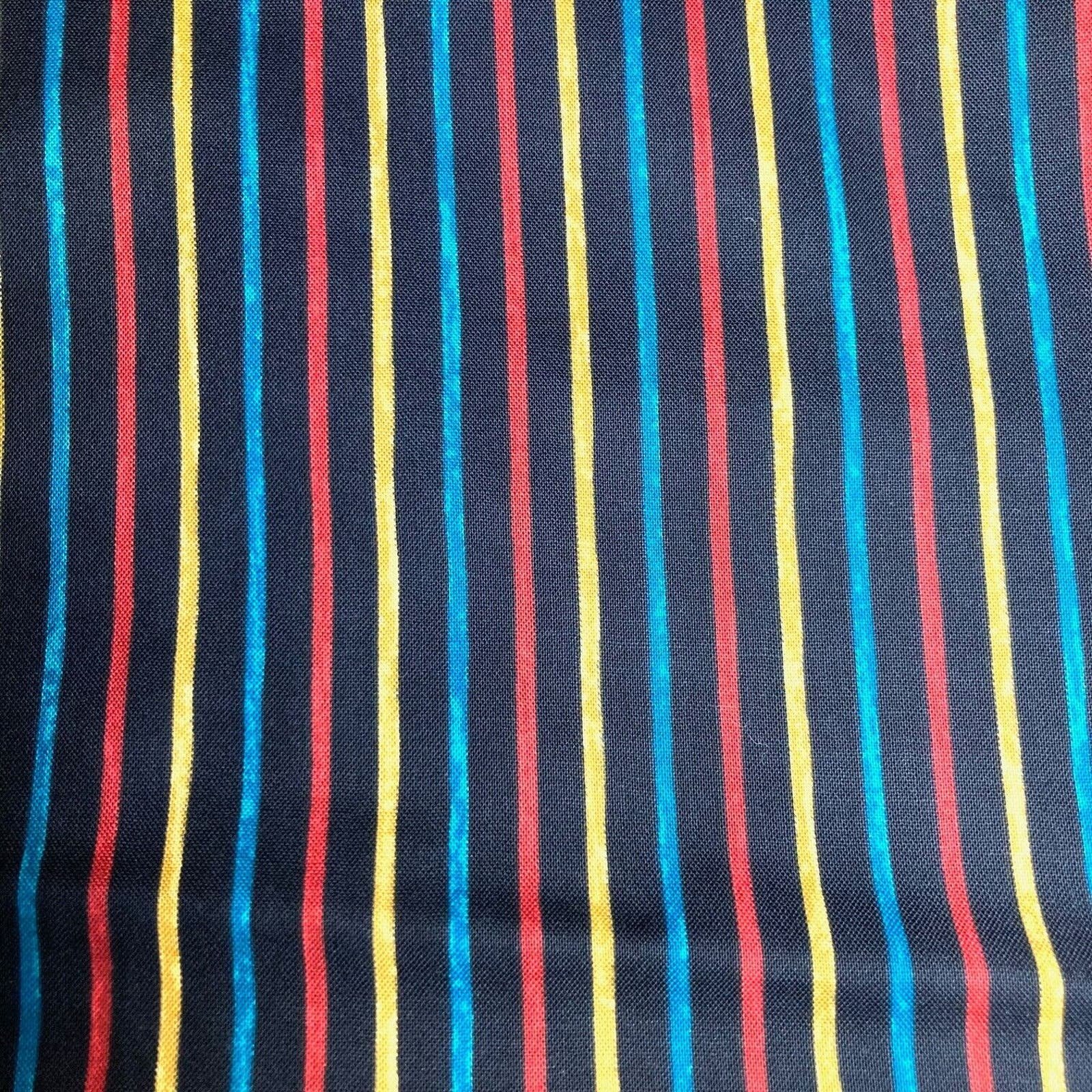 Andover 100% Cotton Fabric Tushka Homma Blanket Stripe 3/4 yard JzrJk5mok
