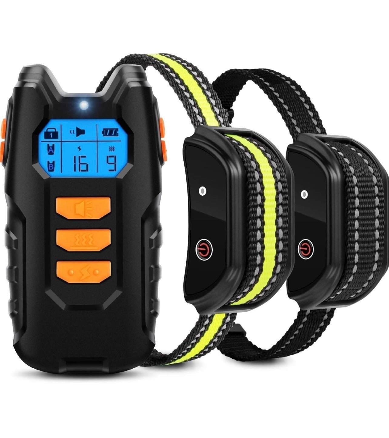 Dog Training Collar , Shock Collar for Dogs with Remote , 2 Receiver Rechargeabl Ogke9immz