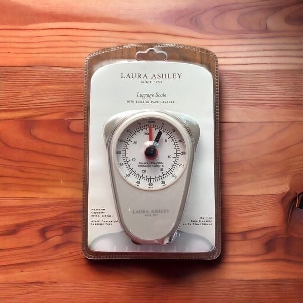 Luggage Scale Laura Ashley Built In Tape Measure Travel Suitcase Accessories IZTKqENgG