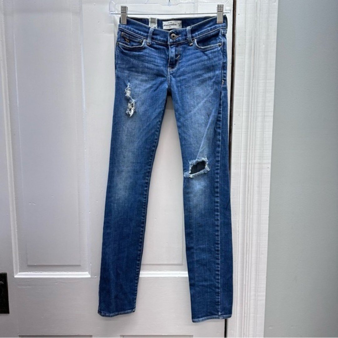 Abercrombie kids skinny jeans distressed 14 slim MKkEpurJl