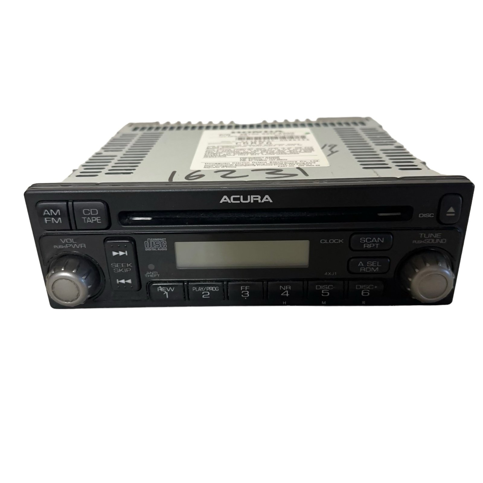 Honda Acura RSX CD Radio Deck AM FM 39100-S6M-A500 OEM 2002-2006 Tested Working PXcQ54lZ5