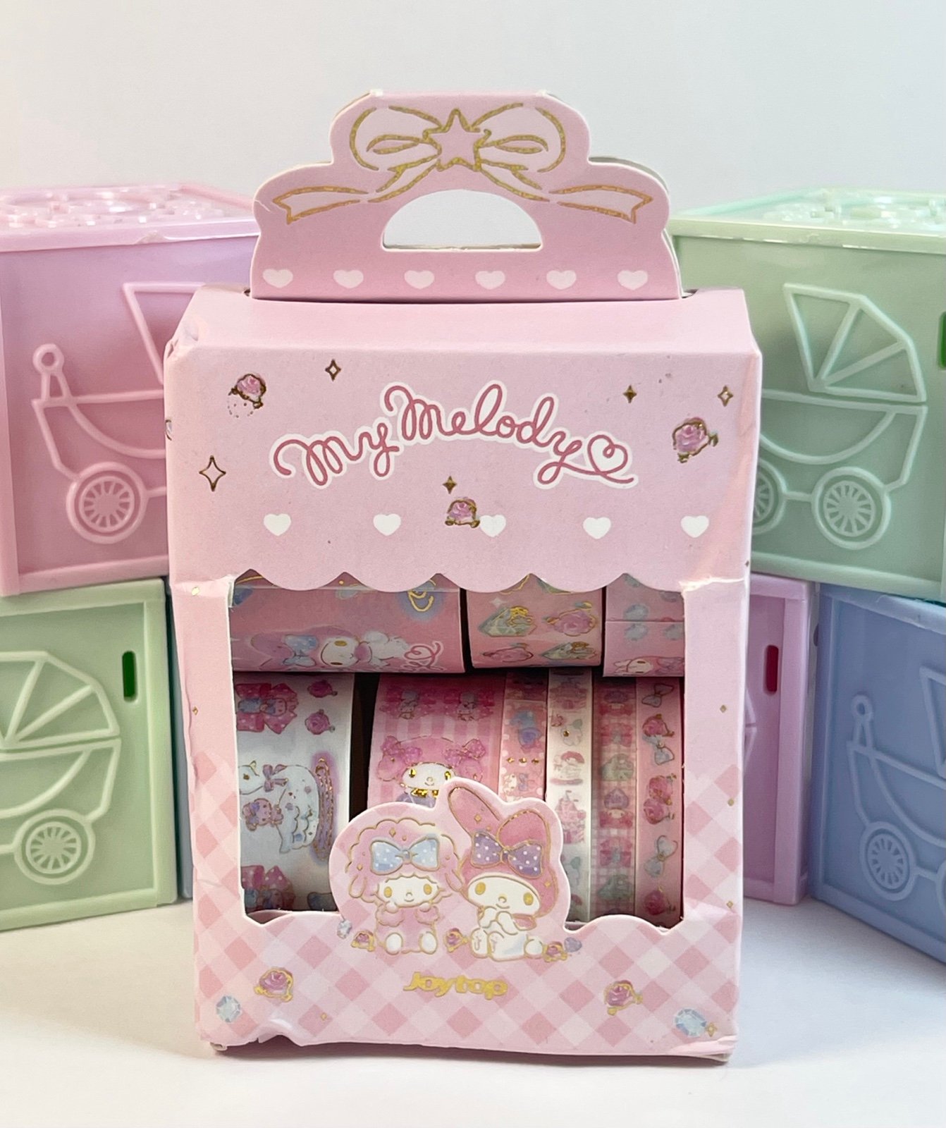 Sanrio Pink Kawaii Stationary Set washi Tape 10 Pack My Melody My Sweet Piano l0W9jI6tf