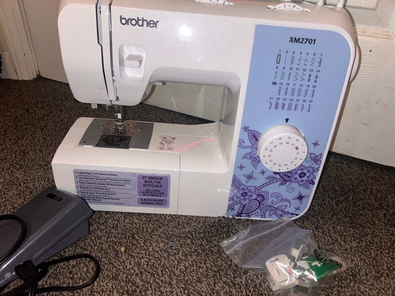 Brother sewing machine MWVDVVo1q