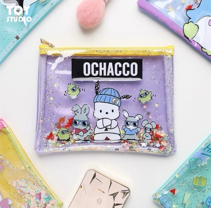 Pochacco Transparent Waterproof Pencil Bag, Stationery, pouch, Sanrio l9ZdIqURs