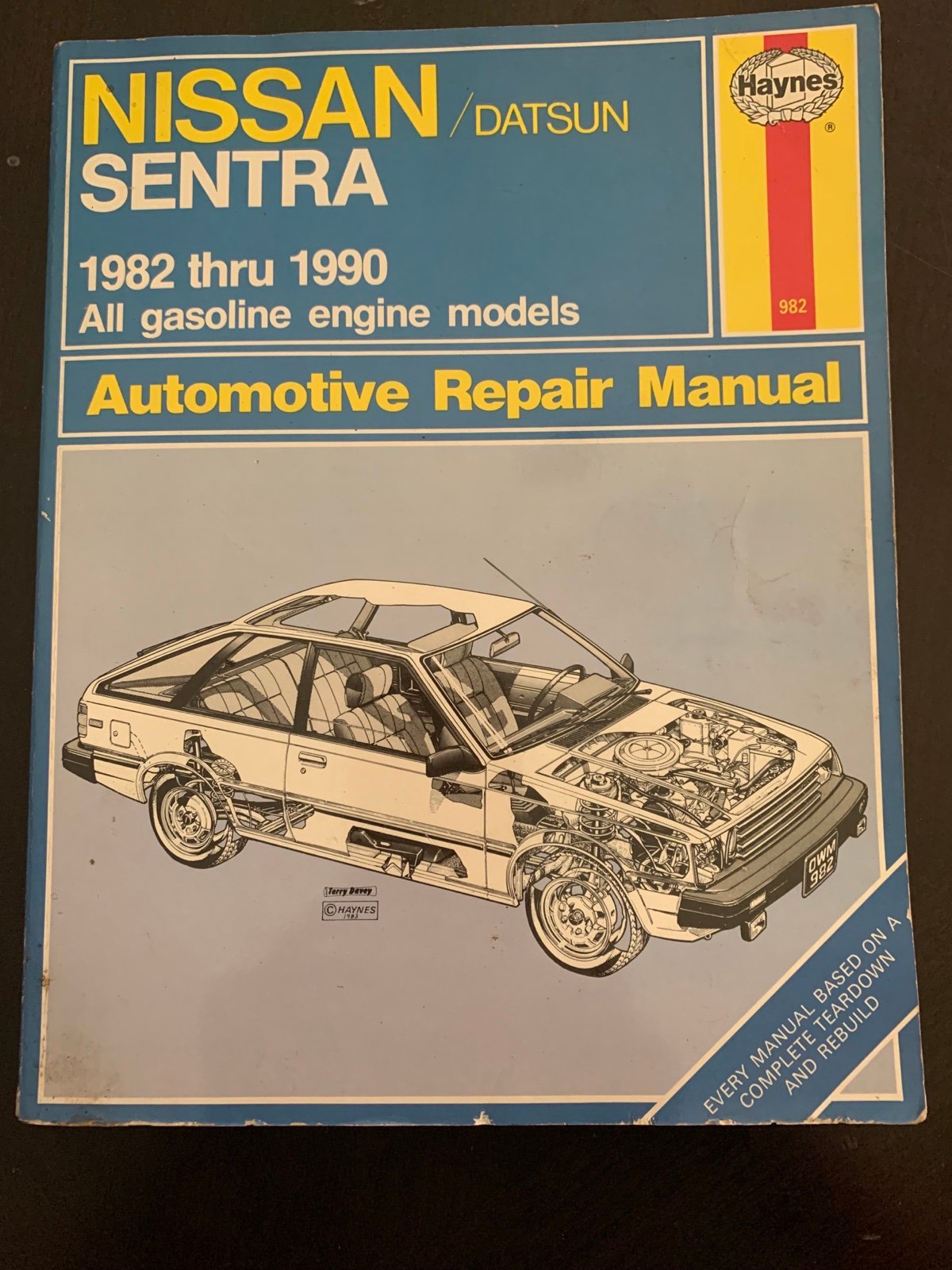 Haynes auto repair manual Nissan Datsun Sentra 1982-1990 JgHPSAxK8