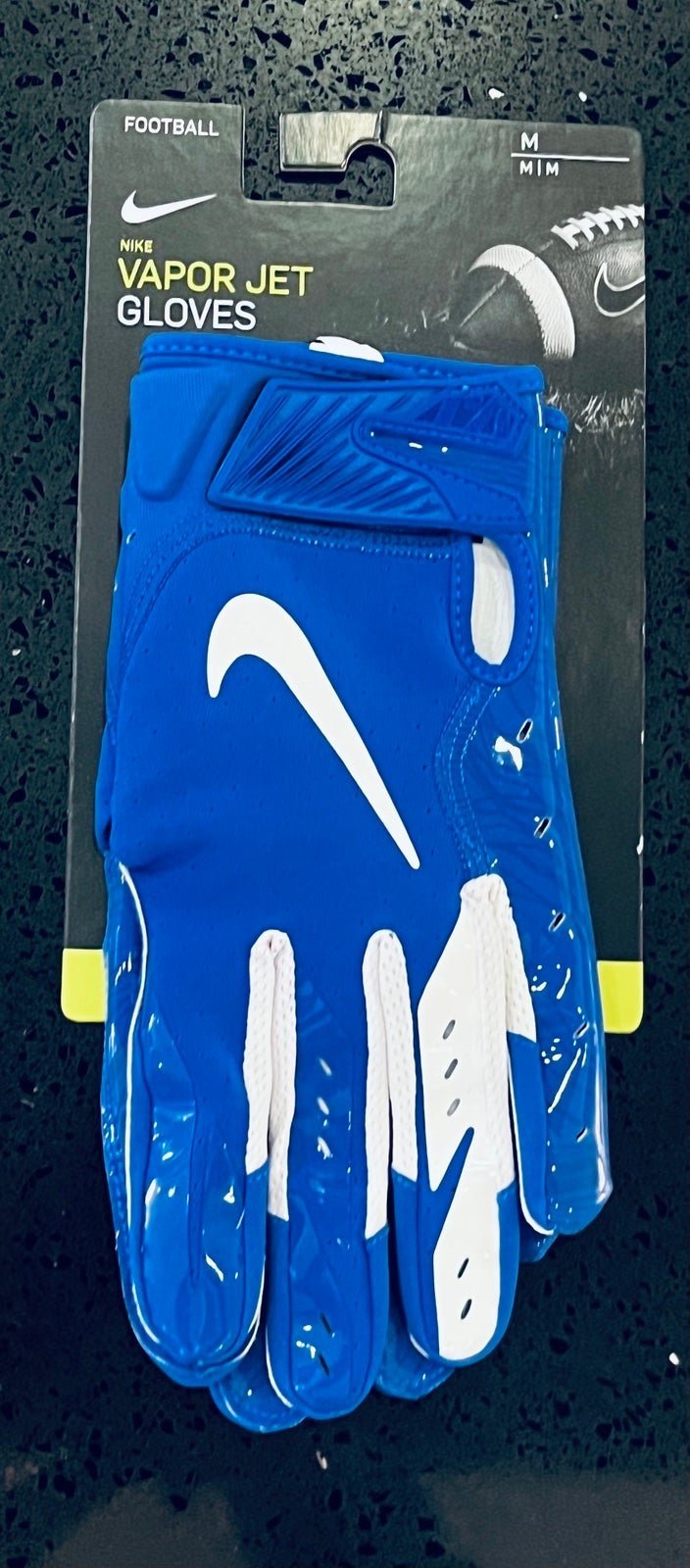 Nike Vapor Jet Dallas Cowboys Game Issue Royal Blue  Football Gloves Size Medium NbFolMULf