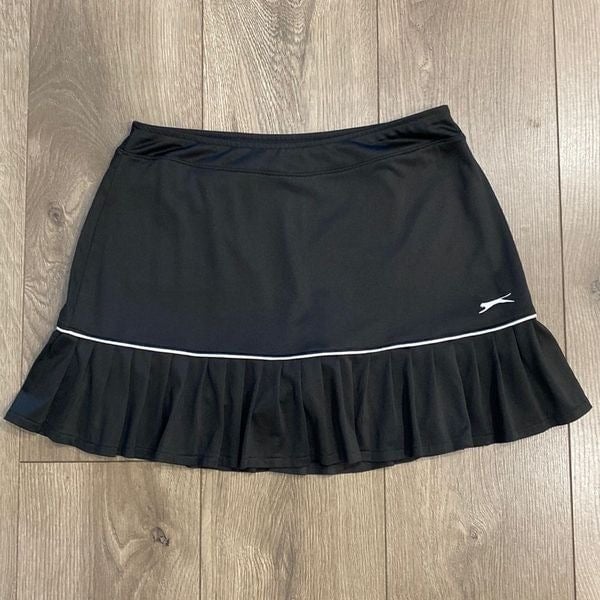 Slazenger 14” Black Pleated Golf Tennis Skirt Size Small I1bxSZ4de