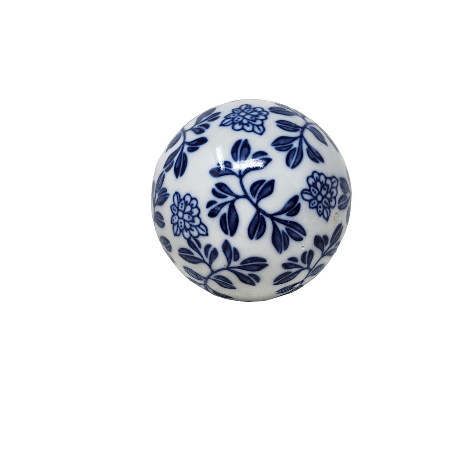 Gorgeous Handmade Porcelain Orb | Titled Victorian Azure Radiance Orb Og7mqhxMo