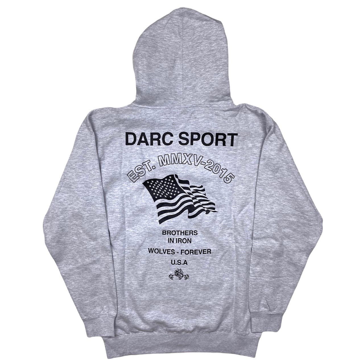 Darc Sport Men´s Wolves Forever USA Code Of Honor Full Zip Hoodie Sweatshirt rmSPWWsDn