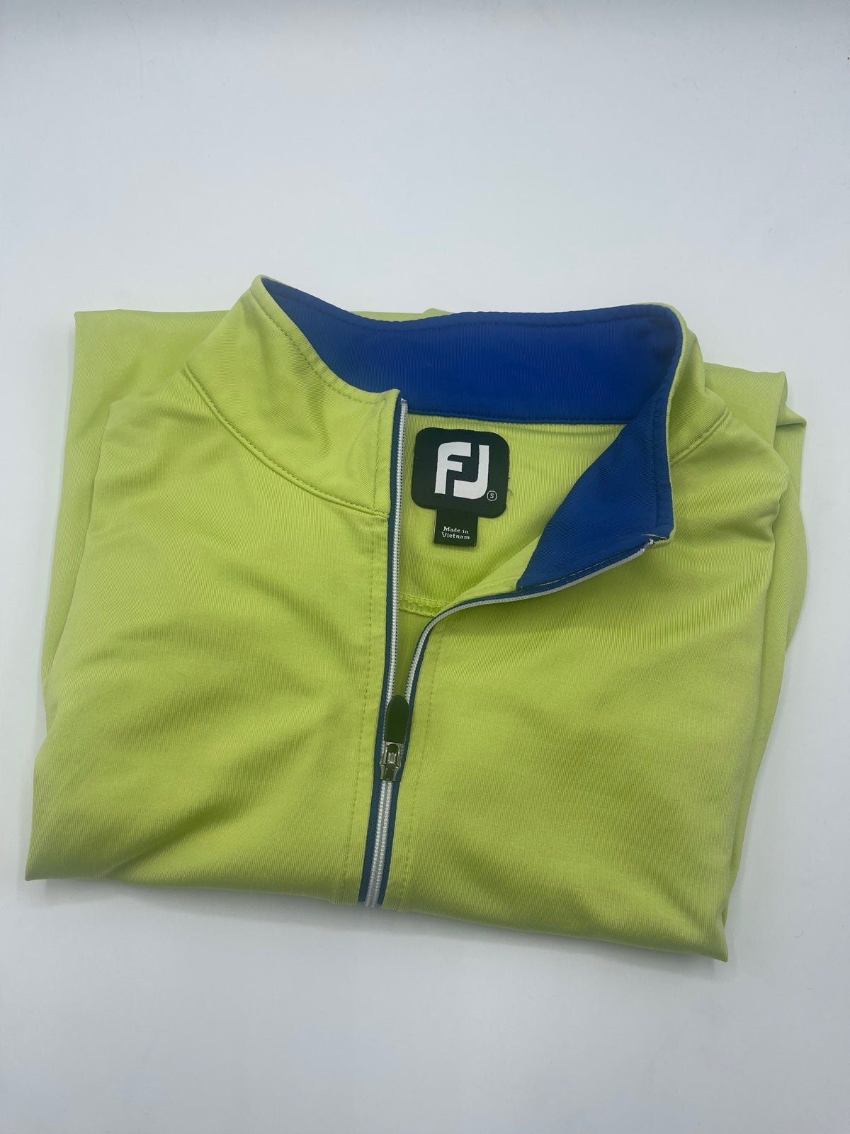 FootJoy Golf quarter zip vest lime green small OsC5H848S