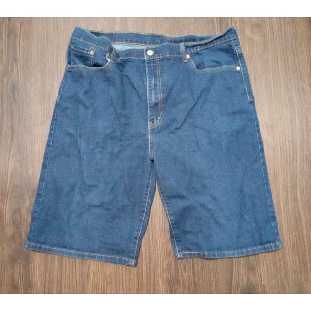 Levi´s 569 Jean Shorts Men´s Size 40x12 dark wash stretch denim casual cotton O43ff0pQS