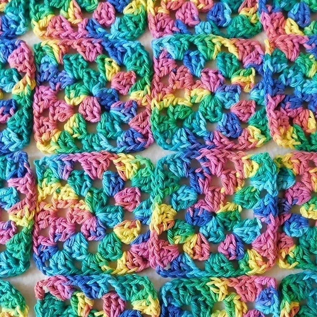 70 Granny Square Different Sets Multicolored h0lYazdh8