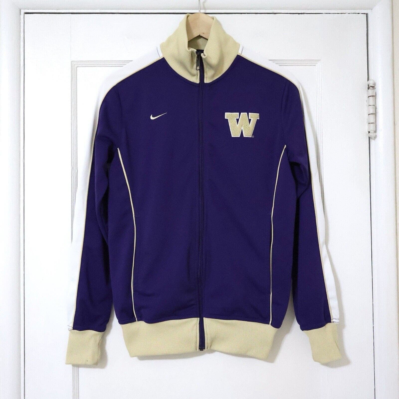 Nike University of Washington Huskies Full Zip Track Jacket Size M/L pxMiW2qtY