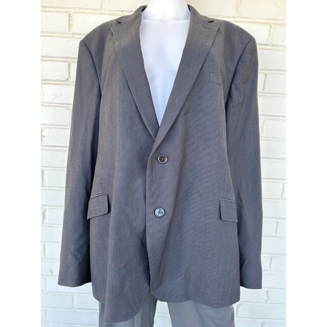 THE SAVILE ROW Blazer Suit Jacket Grey Men’s Size 50 R mPwxqxhap