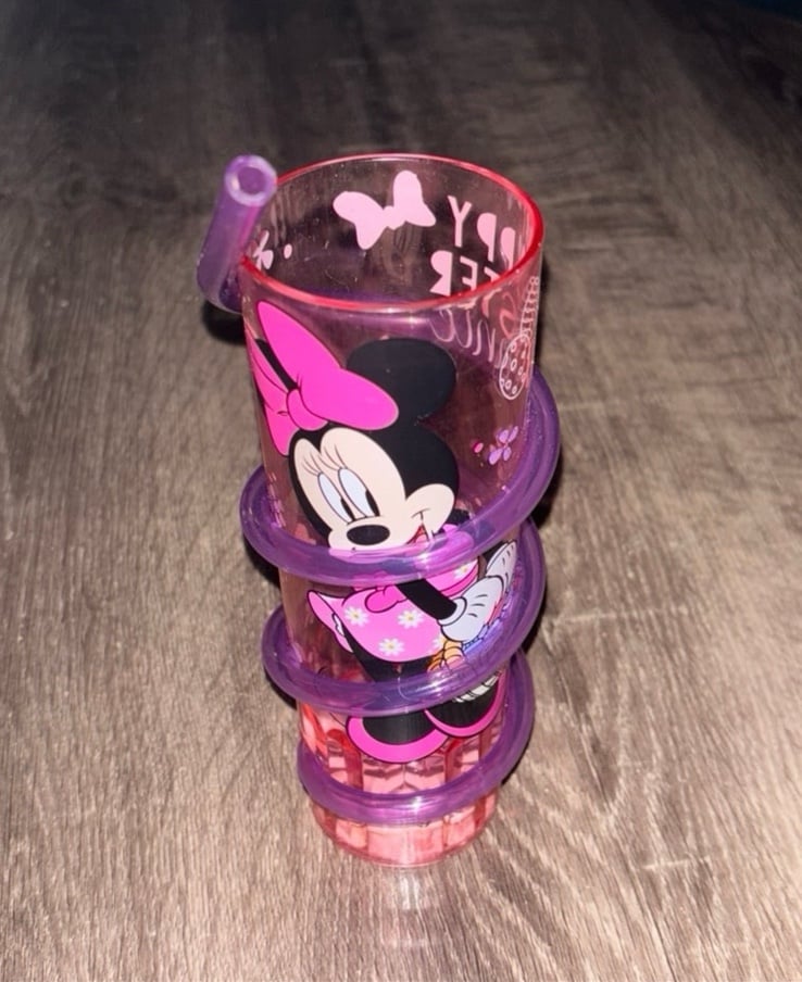 Minnie Mouse Happy Easter Light Up Straw Cup pydHecoQy