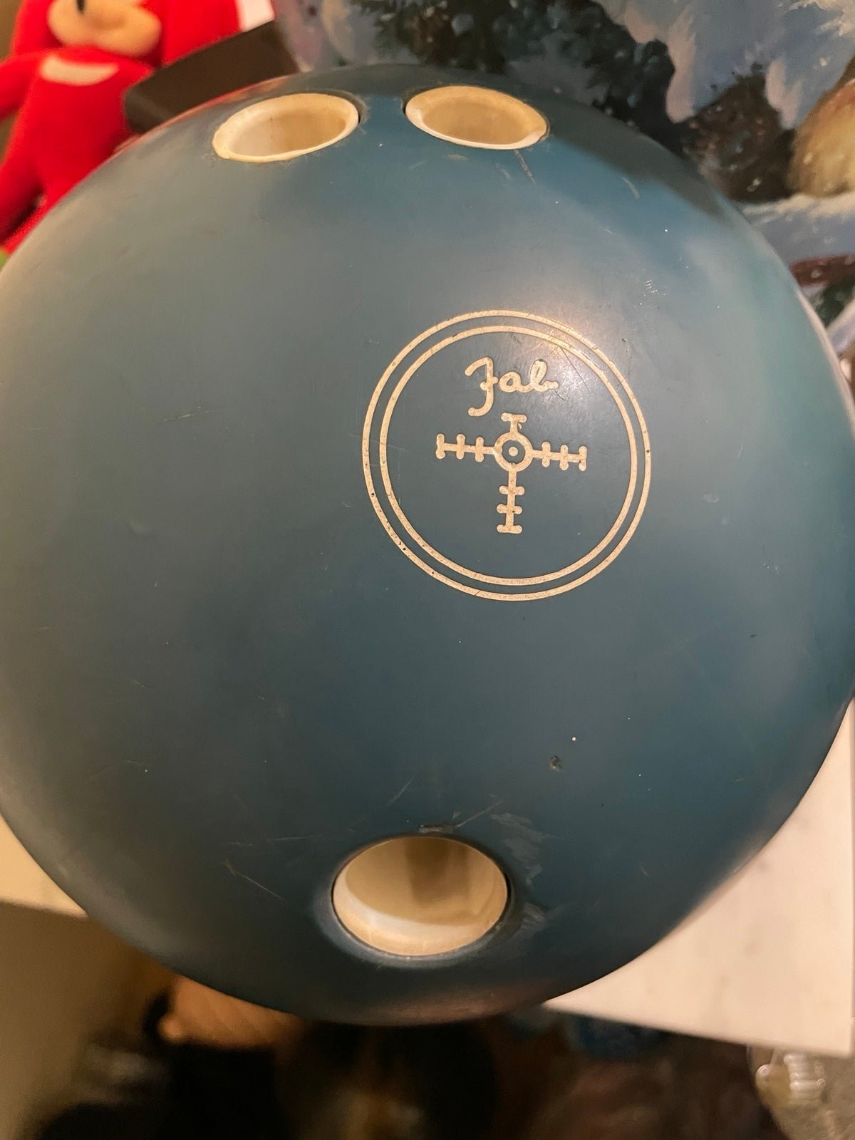 Original vintage blue hammer urethane bowling ball hZVDZJYrS