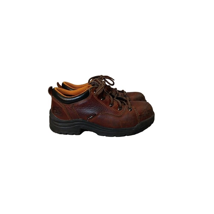 Timberland PRO Titan Oxford 63189 Women 6.5 Brown ASTM Safety Toe Work Boot/Shoe jsxvT5J7f